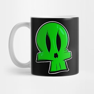 Green Skull Mug